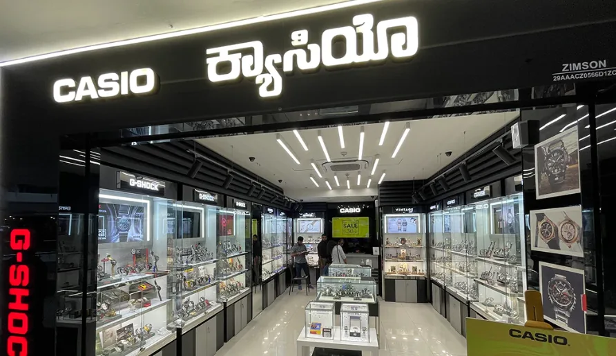 Opened the First Casio Store in Kerala at Lulu Mall.